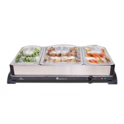 Homefront 2-in-1 Stainless Steel Buffet Server with a 10.5 Litre Capacity