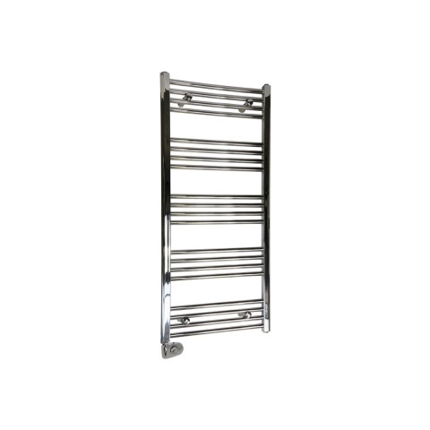 Osily | Electric Heated Towel Ladder Rail | 300watt | Chrome Thermostat Control 550 x 1200