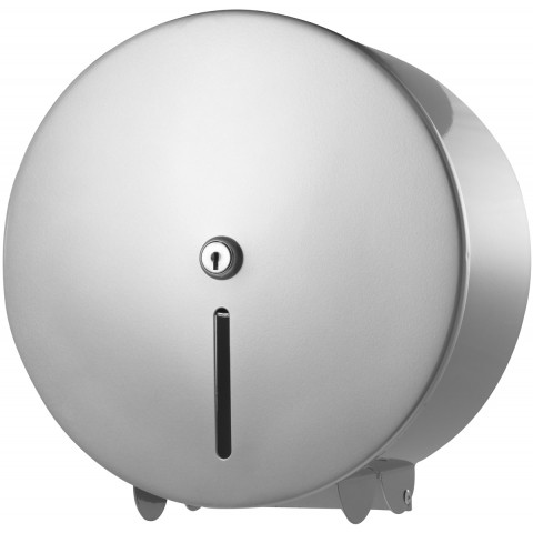 Pro Range Silver Metal Mini Jumbo Toilet Roll Dispenser