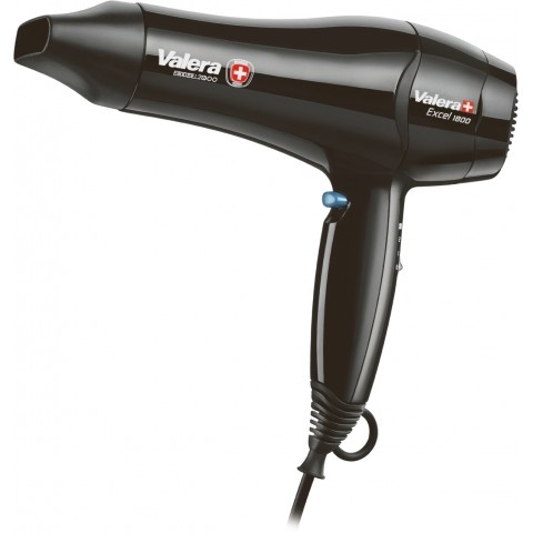 Valera Excel 1800 Light Duty Wall Mounted Hair Dryer with a Fitted Plug, 1.8KW
