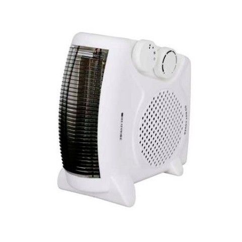 Heatstore 2kW Portable Fan Heater with Thermostat White