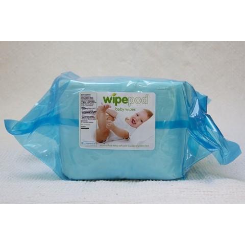 WIPEPOD® | Baby Hygiene Wipes | Case Of 4 Rolls | 400 Wipes Per Roll