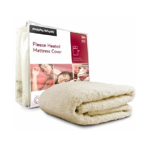 Electric  Cover on Morphy Richards Fleece Heated Double Mattress Cover   Hsdonline