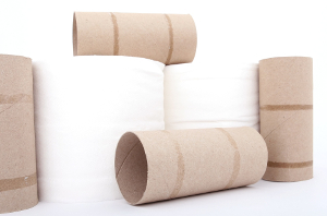 toilet rolls with cores