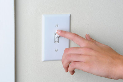 light switch turned off