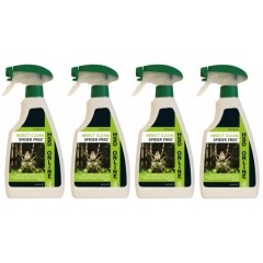 4 x 500ml Impressed Spider Free Repellent Spray