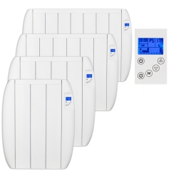 MYLEK Aluminium Electric Panel Heater Radiator with 24/7 Timer