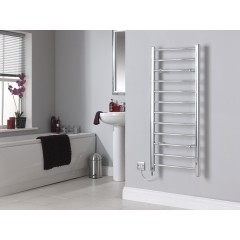 Creda Twelve Rail Chrome Electric Heated Ladder Towel Rail