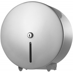 Pro Range Silver Metal Mini Jumbo Toilet Roll Dispenser