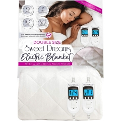 Sweet Dreams Prestige Luxury Electric Blanket with Dual Controls - Double