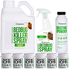 Bed Bug Killer Treatment Kit up to four rooms