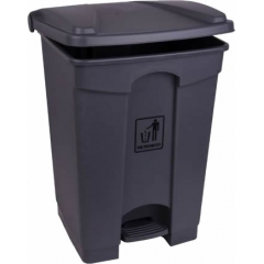 Pedal Operated Nappy and Multipurpose Waste Bin, 45 Litres Grey