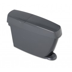 Grey Pedal Operated Sanitary Bin, 15 Litre
