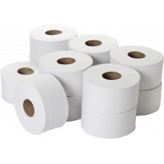 Mini Jumbo Toilet Rolls 2PLY 150m Rolls - 12 Pack