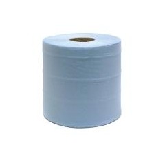 Blue Centrefeed Rolls 2 Ply, Blue, 150 Metre Rolls, 6 Pack
