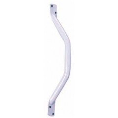 Solo White Easigrip Steel Grab Bar Length:600 mm