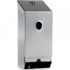 Luxury Silver Metal Dual Toilet Roll Dispenser