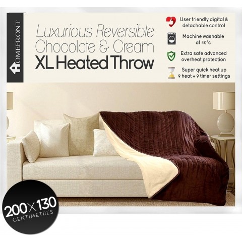Electric Heated Throw Over Blanket