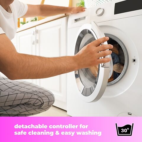 Detachable controls for safe cleaning and easy washing