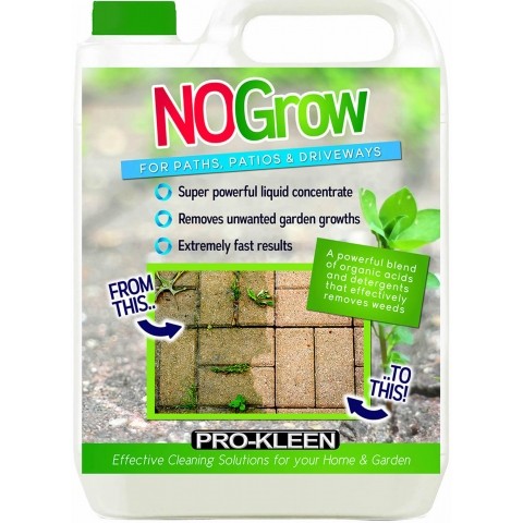 5L Pro-Kleen NOGrow Concentrated Weed Remover for Paths, Patios and Driveways