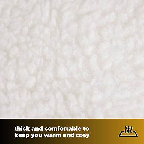 Thick, warm and comfortable heated blanket