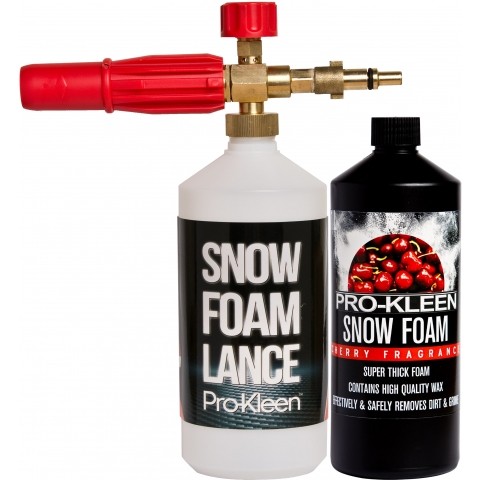 Pro-Kleen Nilfisk Snow Foam Lance Starter Pack with 1L Cherry Snow Foam