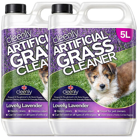 Cleenly Artificial Grass Cleaner and Deodoriser 5L x2 2000x2000.jpg
