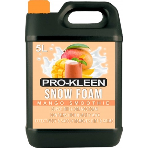 5L Pro-Kleen Mango Smoothie Coloured Snow Foam