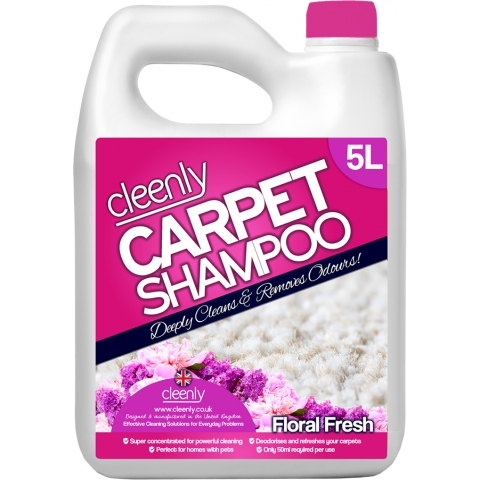 Cleenly Floral Fragrance Carpet Shampoo 5L