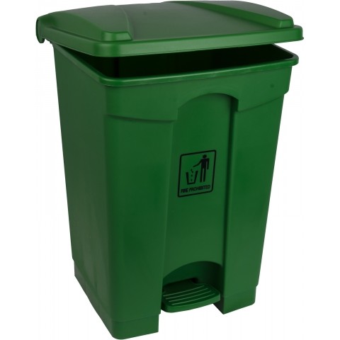 Pedal Operated Green Nappy and Multipurpose Waste Bin, 45 Litres