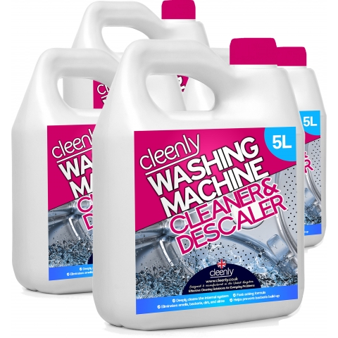 4 x 5L Cleenly Washing Machine Cleaner