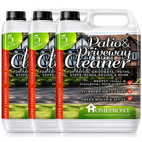 Homefront Patio and Driveway Cleaner 3 x 5L