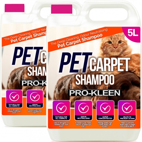 Pro-Kleen Carpet Cleaning Solution for Pets 2 x 5 Litres