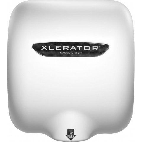 XLERATOReco White Hand Dryer Low Energy and Super Efficient XL-BW ECO, 500 Watts