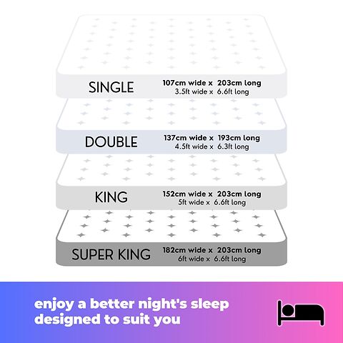 Electric blanket sizes for single, double, king and super king