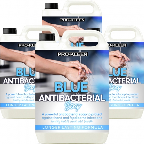 4 x 5L Pro-Kleen Antibacterial Blue Hand Soap Thumbnail