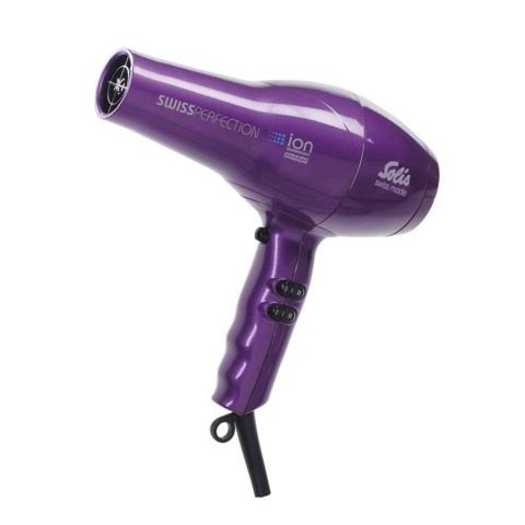 Solis Swiss Perfection Professional Violet Hair Dryer, 2.3KW