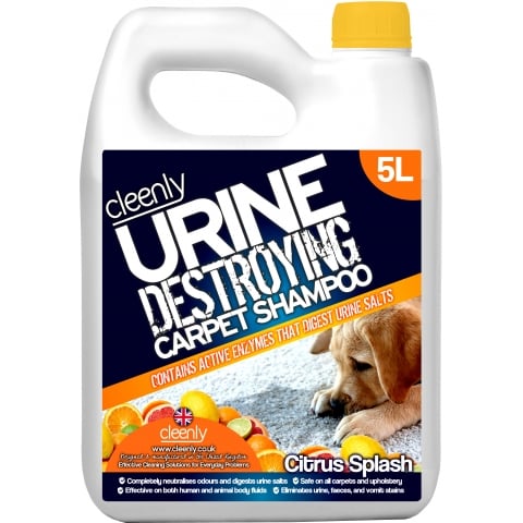 5L Cleenly Extreme Odour Remover Enzyme Carpet Shampoo