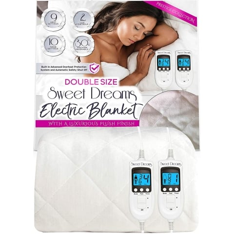Sweet Dreams Prestige Luxury Electric Blanket with Dual Controls - Double Thumbnail