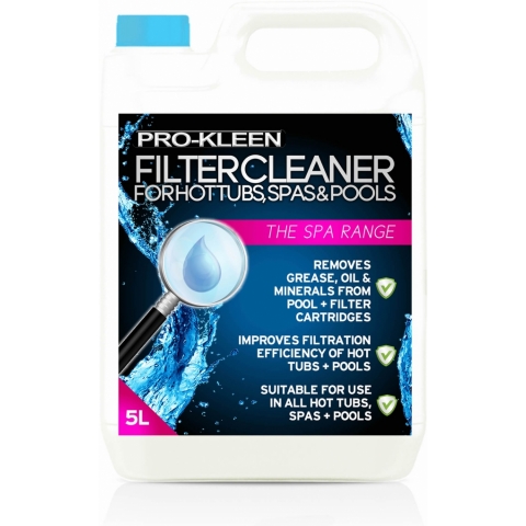5L of Pro-Kleen Hot Tub, Pool & Spa Filter Cartridge Cleaner Thumbnail