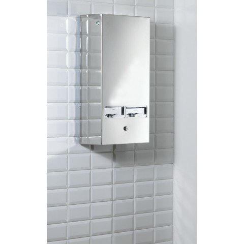Dual Column Mini Polished Stainless Steel Mechanical Locwil Ven