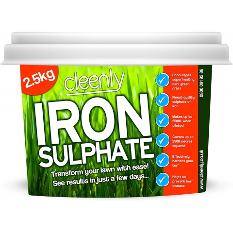 Cleenly Iron Sulphate Grass Greener - 1 and 2.5KG tubs Thumbnail