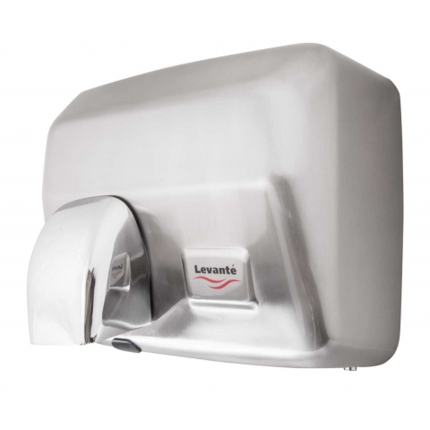 Levante Stainless Steel Heavy Duty Automatic Hand and Face Dryer 2.5KW Thumbnail