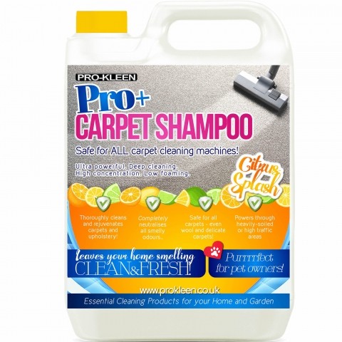 5L Pro-Kleen Pro+ Carpet Cleaning Shampoo, Citrus Fragrance Thumbnail