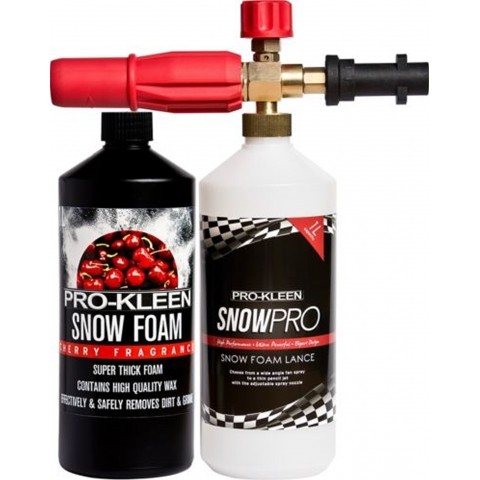 Pro-Kleen Snow Foam Lance Starter Pack with 1L Cherry Snow Foam