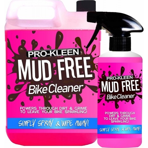 5L Pro-Kleen Mud Free Bike Cleaner with 500ml Refill Bottle