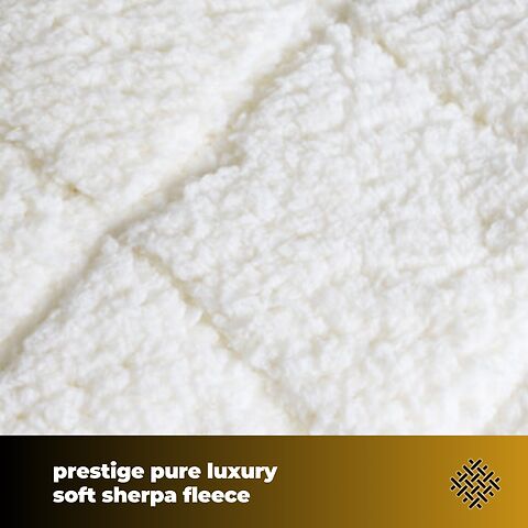 Prestige pure luxury soft sherpa fleece