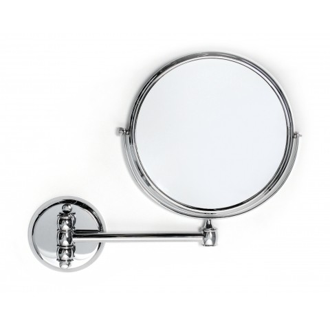 8 Inch Wall Mounted Mirror with Single Arm