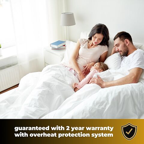 Guaranteed with 2 year warranty and overheat protection system