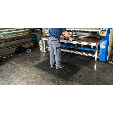 Kleen-Kushion Workplace Rubber Anti Fatigue Floor Cushion Mat